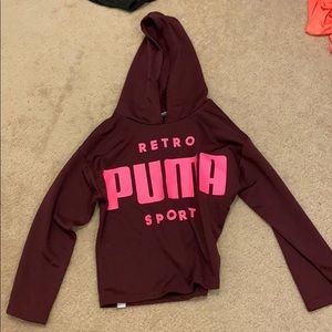 Puma cropped hoodie